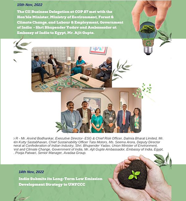 The CII Business Delegation at COP 27